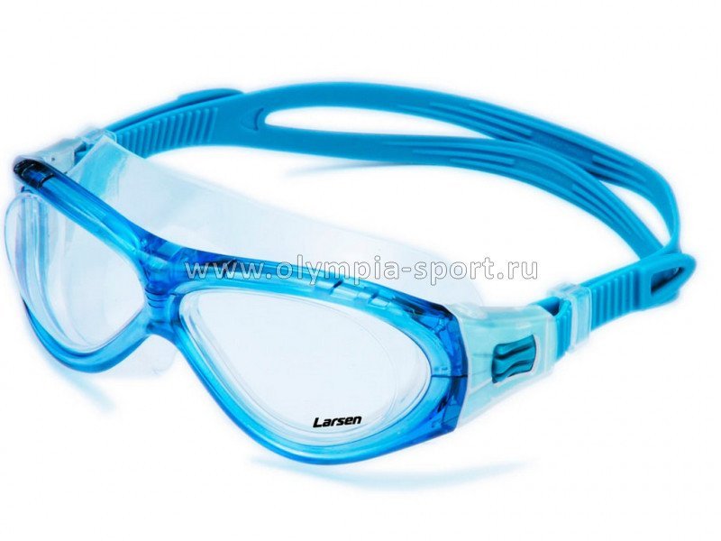 Очки для плавания Larsen K5 полумаска (силикон)