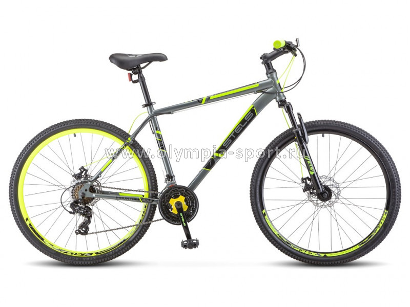 Велосипед Stels Navigator-700 MD 27.5" (21" 21ск серый/желтый)