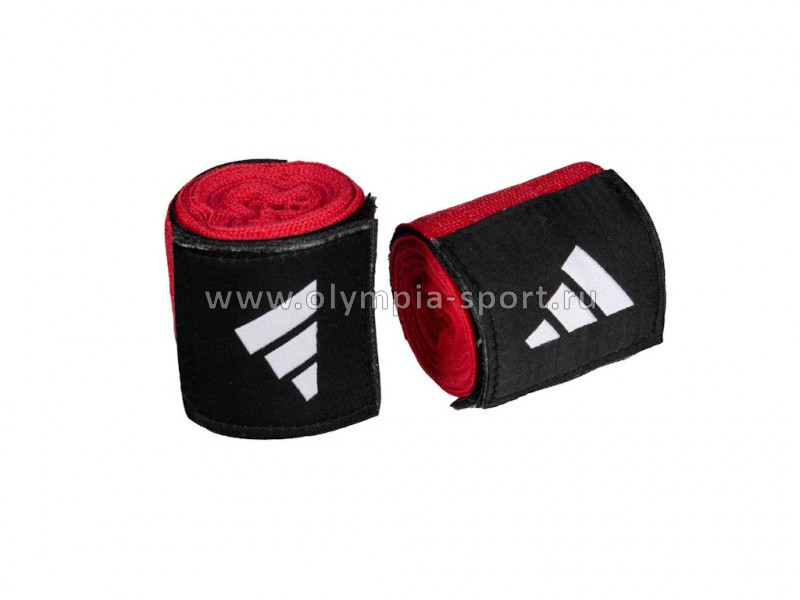 Бинты бокс. Adidas Boxing IBA Pro Hand Wrap красные (длина 3.5 м)