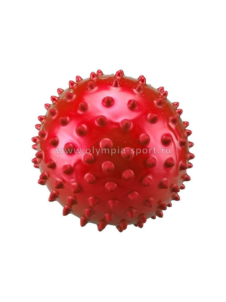 Мяч массажный диаметр 23см красный