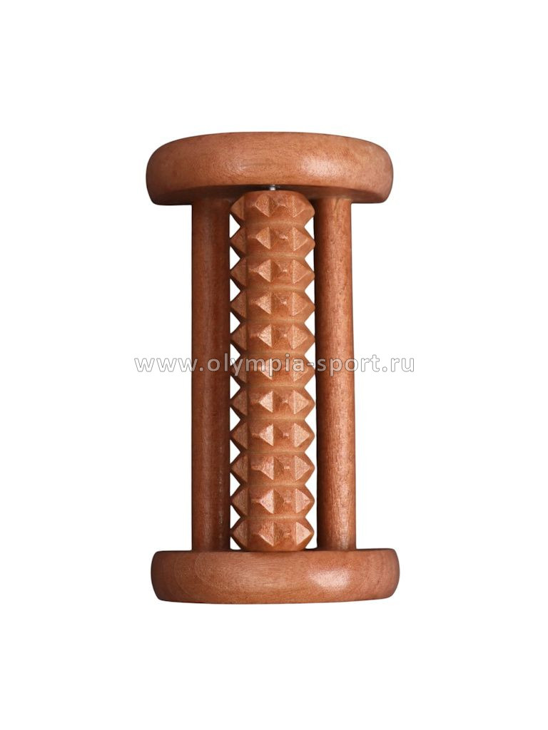 Массажёр деревянный Ножное счастье (1 ряд с шипами, 14,5*8*5см) OT