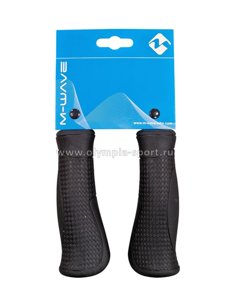 Грипсы (Ручки руля) M-Wave Cloud Tire 2, 120 мм, резин., черн.