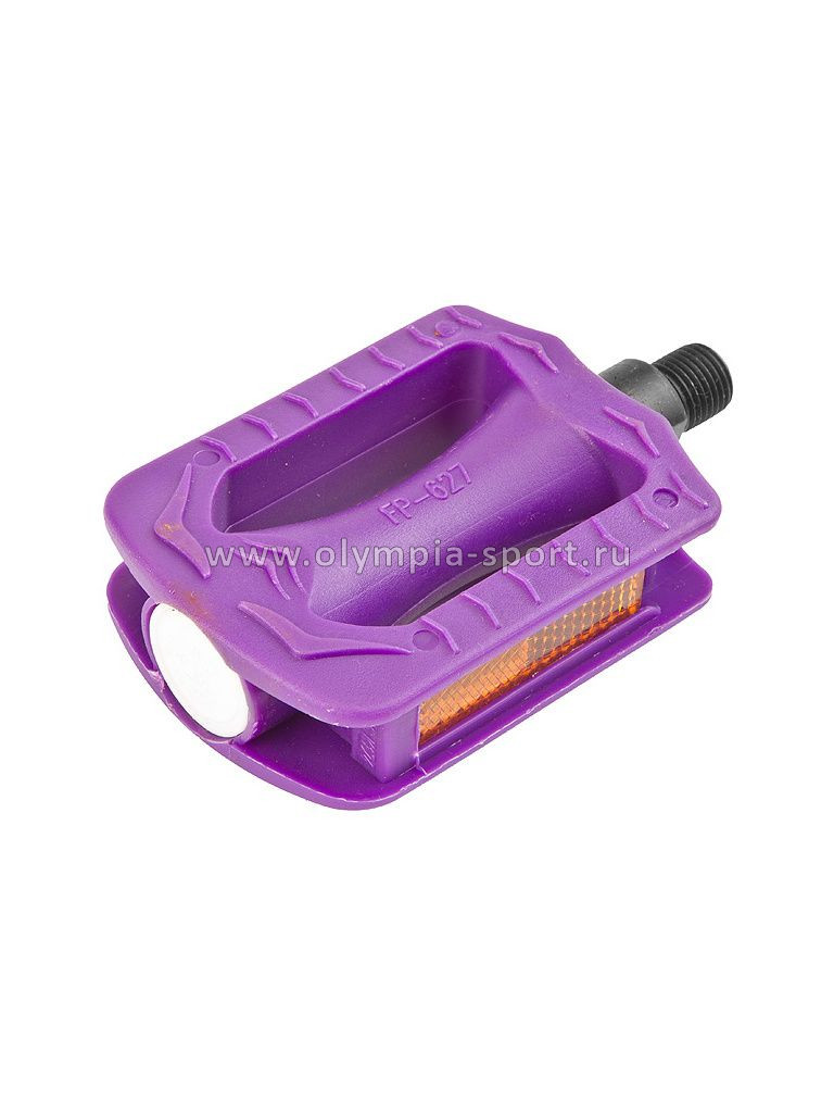 Педали FP-627, ось 1/2", пластик., фиолетовые